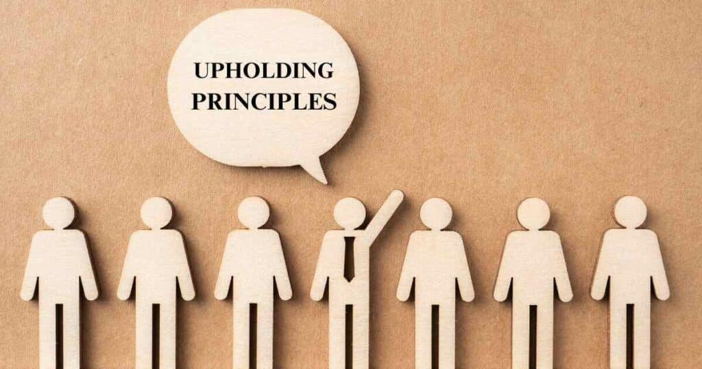 overcoming challenges in upholding principles