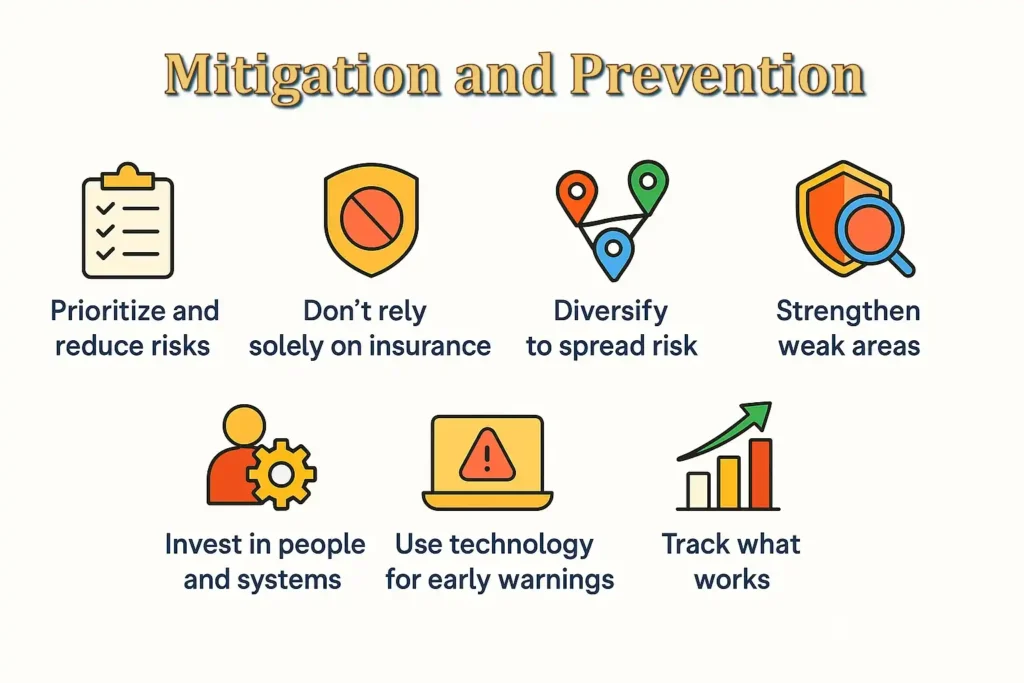 Mitigation and prevention infographic